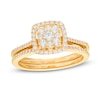 Thumbnail Image 1 of 1/2 CT. T.W. Diamond Frame Bridal Set in 10K Gold