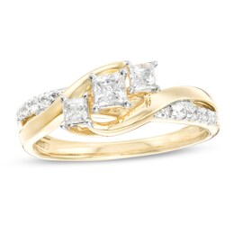 Affordable Three Stone Engagement Rings | Zales Outlet