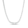 Thumbnail Image 0 of 3 CT. T.W. Diamond Graduated Tennis Necklace in 10K White Gold - 16"