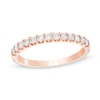 Thumbnail Image 0 of 3/8 CT. T.W. Diamond Anniversary Band in 10K Rose Gold