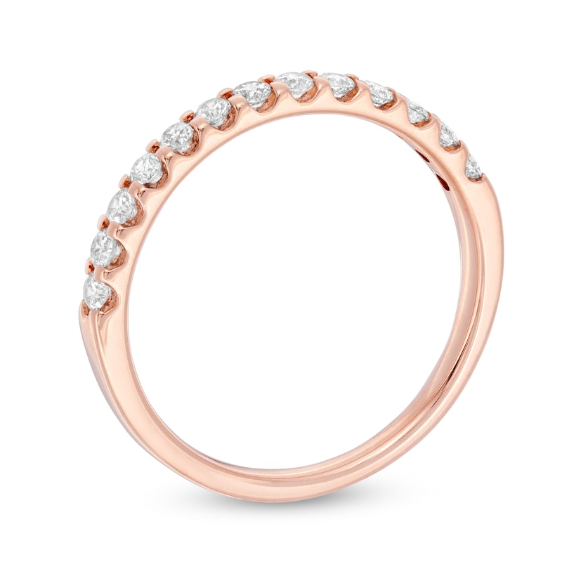 3/8 CT. T.W. Diamond Anniversary Band in 10K Rose Gold