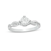 Thumbnail Image 0 of 1/2 CT. T.W. Diamond Twist Shank Engagement Ring in 14K White Gold
