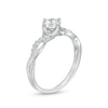 Thumbnail Image 2 of 1/2 CT. T.W. Diamond Twist Shank Engagement Ring in 14K White Gold