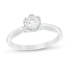 Thumbnail Image 1 of 1/3 CT. Diamond Solitaire Engagement Ring in 10K White Gold