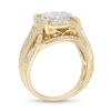 Thumbnail Image 2 of 2 CT. T.W. Composite Diamond Frame Multi-Row Engagement Ring in 10K Gold