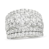 Thumbnail Image 1 of 3 CT. T.W. Diamond Double Frame Three Piece Set in 14K White Gold