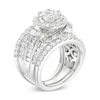 Thumbnail Image 2 of 3 CT. T.W. Diamond Double Frame Three Piece Set in 14K White Gold