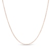 Thumbnail Image 1 of 1.1mm Cable Chain Necklace in Hollow 10K Rose Gold - 20&quot;