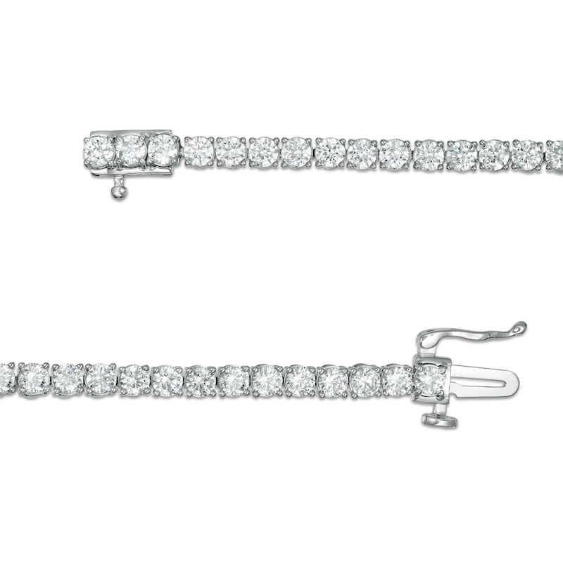 Main Image 3 of 5 CT. T.W. Certified Lab-Created Diamond Tennis Bracelet in 14K White Gold (F/SI2) - 7.25&quot;