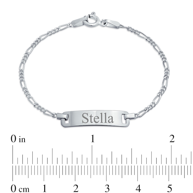 boys id bracelet sterling silver