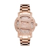 Thumbnail Image 0 of Ladies' JBW Olympia 10 YR 1/5 CT. T.W. Diamond and Crystal Accent 18K Rose Gold Plate Watch (Model: JB-6214-10A)