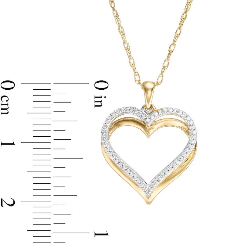 Macy's Lab-Created Ruby (4 ct. t.w.) and White Sapphire (1 ct. t.w.) Heart Pendant  Necklace in Sterling Silver - Macy's