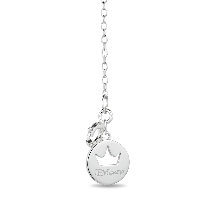 Main Image 2 of Collector's Edition Enchanted Disney Cinderella 70th Anniversary Pearl and Diamond Carriage Pendant in Sterling Silver