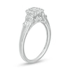 Thumbnail Image 2 of Cherished Promise Collection™ 1/3 CT. T.W. Princess-Cut Quad Diamond Cushion Frame Promise Ring in 10K White Gold