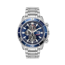 Men's Citizen Eco-Drive® Promaster Diver Chronograph Watch with Dark Blue Dial (Model: CA0710-58L)