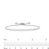 Thumbnail Image 2 of 1/2 CT. T.W. Diamond Tennis Bolo Bracelet in Sterling Silver - 9.5&quot;