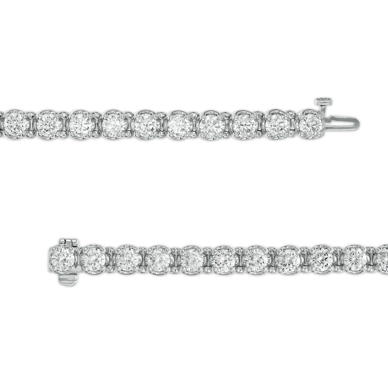 Main Image 3 of 10 CT. T.W. Diamond Tennis Bracelet in 10K White Gold