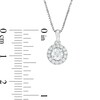 Thumbnail Image 3 of 1/2 CT. T.W. Diamond Frame Pendant in 14K White Gold (I/I2)