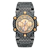 Thumbnail Image 0 of Men's JBW Phantom 2 CT. T.W. Diamond and Crystal Accent Black IP and 18K GP Chronograph Watch (Model: JB-6215-200-A)