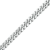 Thumbnail Image 1 of Vera Wang Men 6.2mm Cuban Link Chain Bracelet in Solid Sterling Silver  - 8.5&quot;