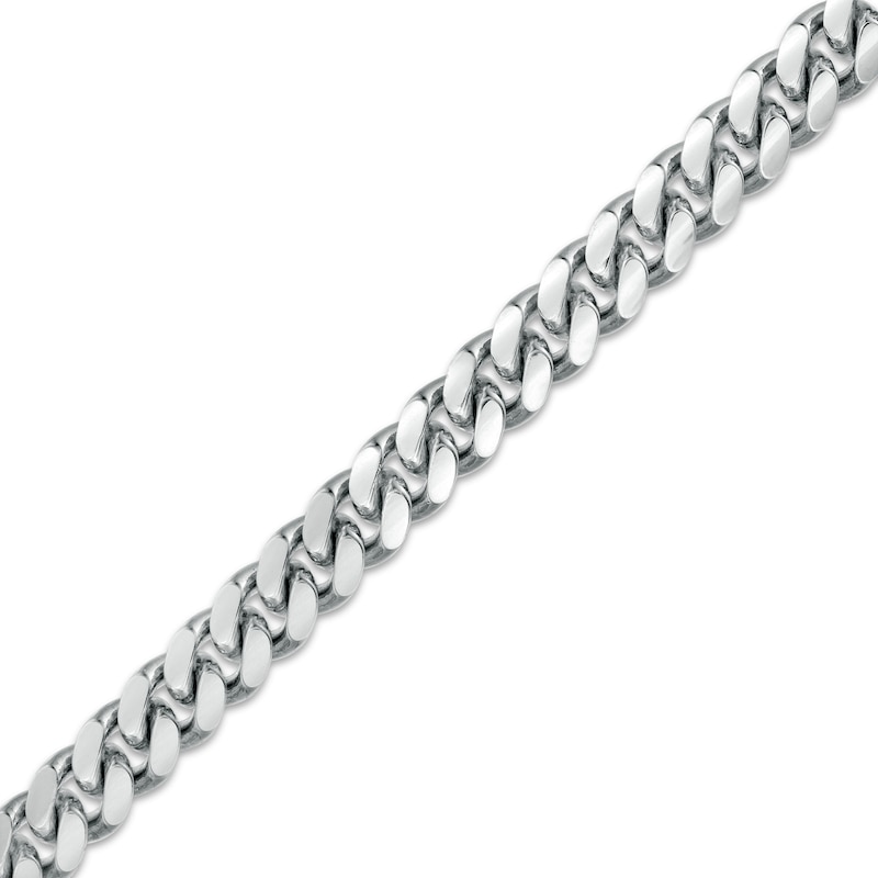 Main Image 1 of Vera Wang Men 6.2mm Cuban Link Chain Bracelet in Solid Sterling Silver  - 8.5&quot;