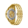 Thumbnail Image 3 of Men's Bulova Sutton Automatic Gold-Tone Watch with Gold-Tone Skeleton Dial (Model: 97A162)