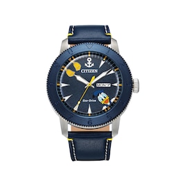 Citizen Eco-Drive® Donald Duck Strap Watch with Blue Dial (Model: AW0075-06W)