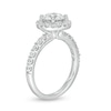 Thumbnail Image 3 of 2-1/4 CT. T.W. Certified Lab-Created Diamond Frame Engagement Ring in 14K White Gold (F/VS2)