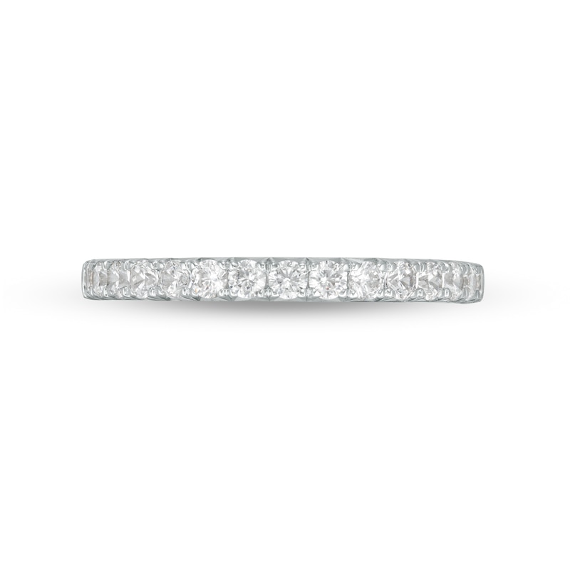 Main Image 4 of 1/2 CT. T.W. Certified Lab-Created Diamond Band in 14K White Gold (F/VS2)