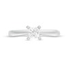 Thumbnail Image 4 of 1/2 CT. Princess-Cut Diamond Solitaire Engagement Ring in 14K White Gold (J/I2)