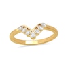 Thumbnail Image 1 of Diamond Accent Chevron Ring in 10K Gold