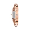 Thumbnail Image 3 of Ladies' Bulova Classic Diamond Accent Rose-Tone Bangle Watch with Rectangular Mother-of-Pearl Dial (Model: 97P142)