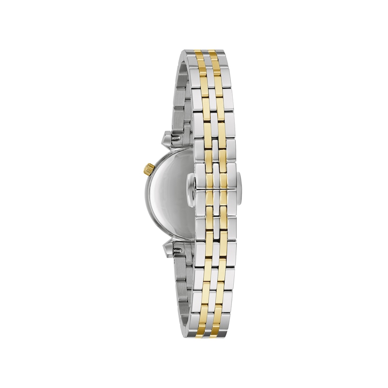 Main Image 3 of Ladies' Bulova Regatta Diamond Accent Two-Tone Watch with Mother-of-Pearl Dial (Model: 98P202)