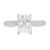 Thumbnail Image 4 of Vera Wang Love Collection 2-1/4 CT. T.W. Certified Emerald-Cut Diamond Engagement Ring in 14K White Gold (I/SI2)