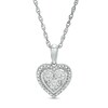 Thumbnail Image 1 of Diamond Accent Heart Pendant in Sterling Silver