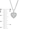 Thumbnail Image 3 of Diamond Accent Heart Pendant in Sterling Silver