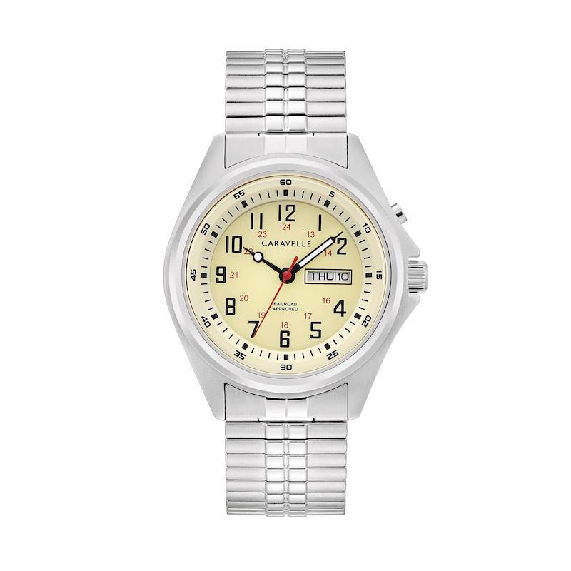 Main Image 1 of Men's Caravelle by Bulova Expansion Watch with Champagne Dial (Model: 43C124)