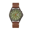 Thumbnail Image 1 of Men's Caravelle by Bulova Gunmeta IP Strap Watch with Green Dial (Model: 45C119)