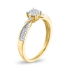 Thumbnail Image 2 of 1/5 CT. T.W. Composite Diamond Bypass Promise Ring in 10K Gold