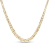 Thumbnail Image 1 of Graduated Cuban Curb Chain Necklace in 10K Gold - 18&quot;