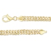 Thumbnail Image 3 of Graduated Cuban Curb Chain Necklace in 10K Gold - 18&quot;