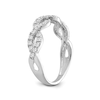 Thumbnail Image 2 of 1/2 CT. T.W. Diamond Infinity Ring in 10K White Gold