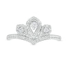 Thumbnail Image 3 of Marilyn Monroe™ Collection 1/3 CT. T.W. Diamond Crown Ring in 10K White Gold