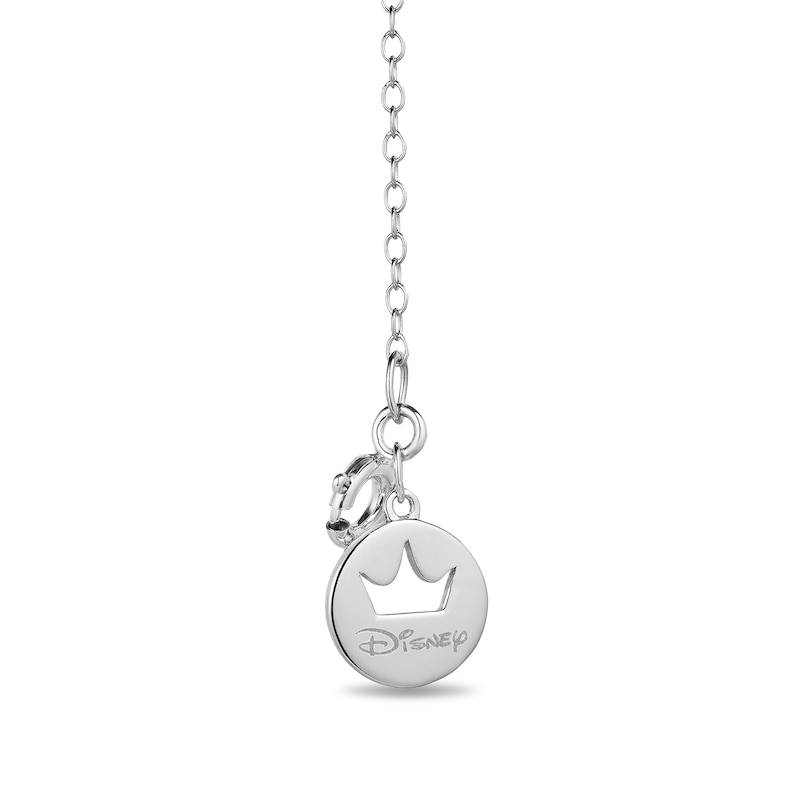 Main Image 2 of Collector's Edition Enchanted Disney Beauty and the Beast Diamond Pendant in Sterling Silver