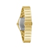 Thumbnail Image 3 of Ladies' Bulova Gemini Gold-Tone Watch with Tonneau Black Dial (Model: 97L164)