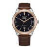 Thumbnail Image 1 of Men's Citizen Eco-Drive® Corso Two-Tone Brown Strap Watch with Navy Blue Dial (Model: AW0096-06L)