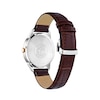 Thumbnail Image 3 of Men's Citizen Eco-Drive® Corso Two-Tone Brown Strap Watch with Navy Blue Dial (Model: AW0096-06L)