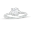 Thumbnail Image 1 of Vera Wang Love Collection 3/4 CT. T.W. Cushion-Cut Diamond Collar Engagement Ring in 14K White Gold