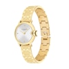 Thumbnail Image 2 of Ladies' Coach Arden Gold-Tone IP Bangle Watch with Silver-Tone Dial (Model: 14503692)