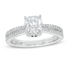 Thumbnail Image 1 of Vera Wang Love Collection 1-1/3 CT. T.W. Certified Diamond Split Shank Engagement Ring in 14K White Gold (I/SI2)